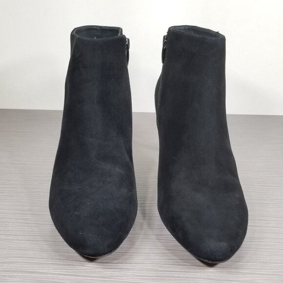 Via Spiga Aurora Bootie, Black Suede, Womens Size 9.5 M / 39.5 - Picture 2 of 10